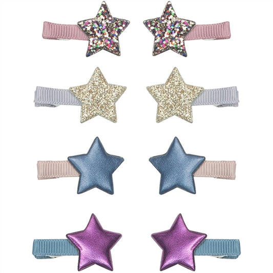 Mimi & Lula 8 Hair Clips Mini Star Ziggy