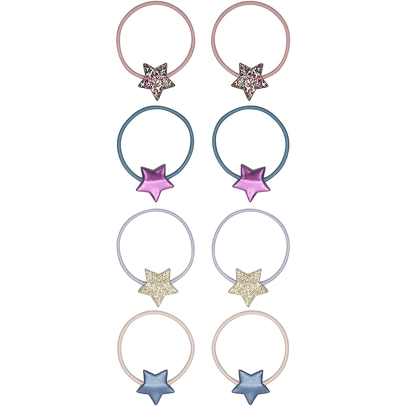 Mimi & Lula 8 Hair Ties Mini Star Ziggy