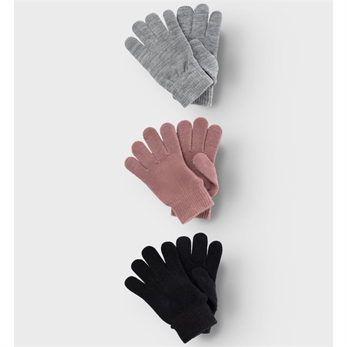 Name it Wistful Mauve Gloves Magic 3-pack Noos