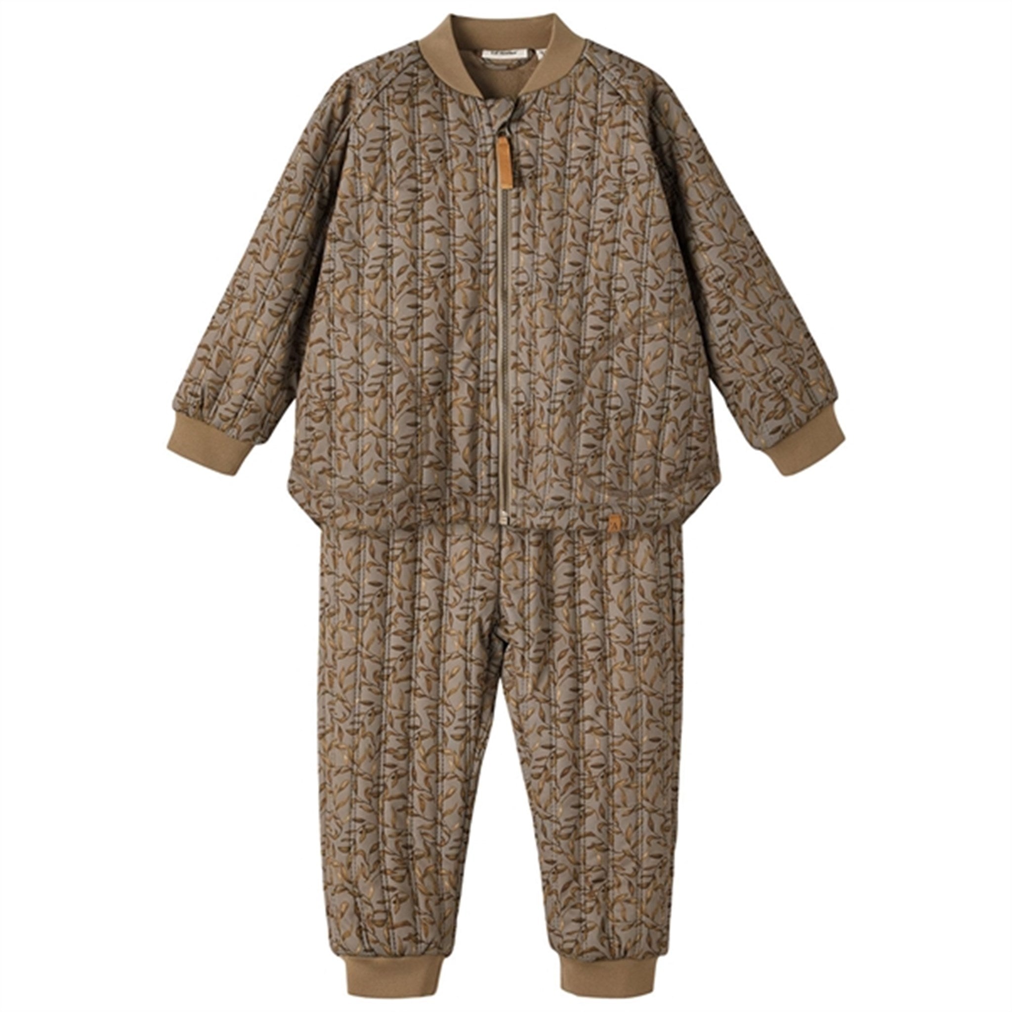 Lil'Atelier Chinchilla Lajuno Quilted Set AOP