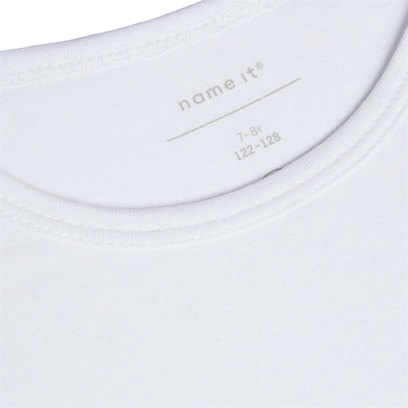 Name it Bright White Slim T-Shirt 2-pack Noos