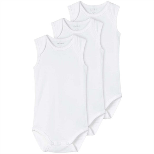 Name it Bright White Tank Solid Noos Body 3-Pack