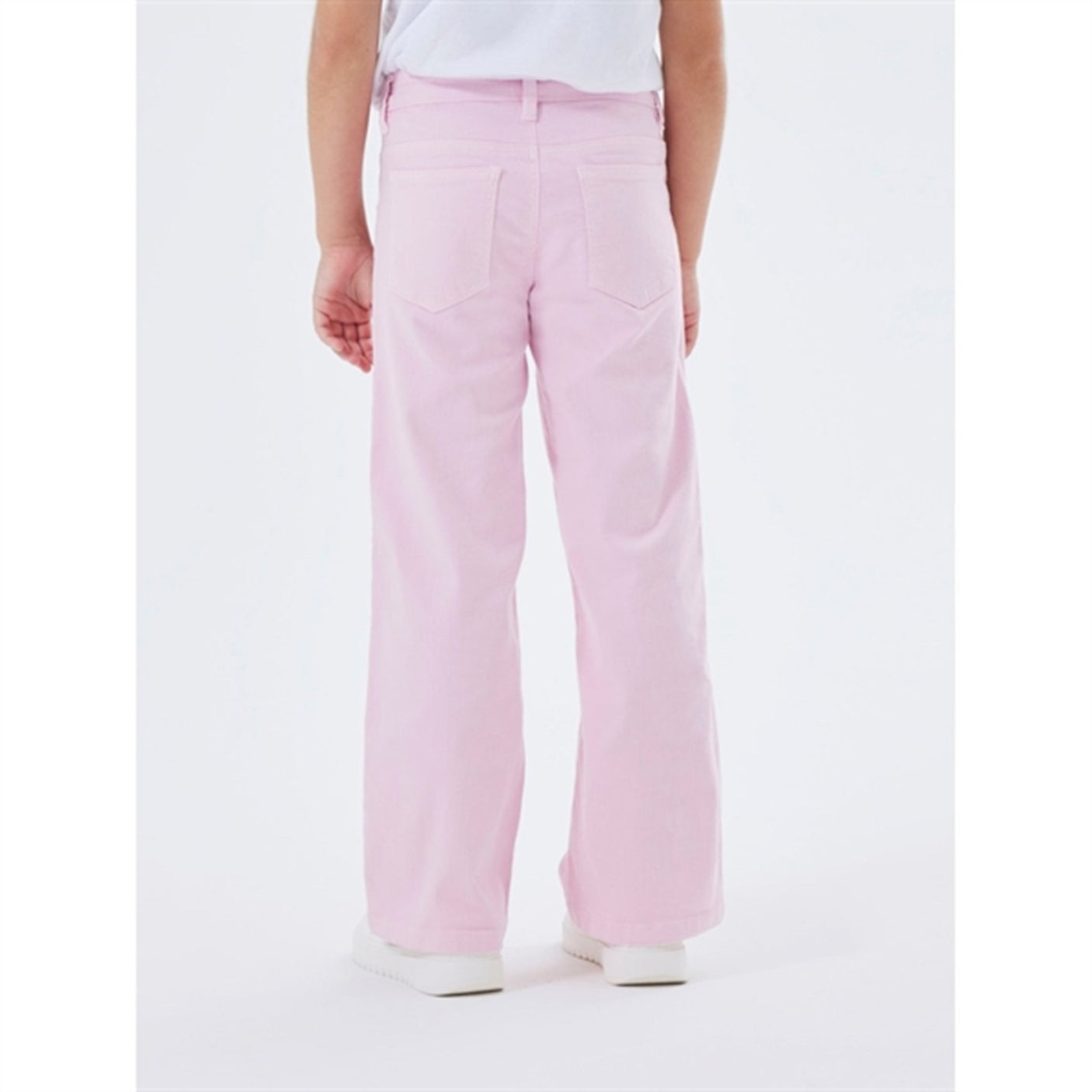 Name it Parfait Pink Rose Wide Twill Pants Noos