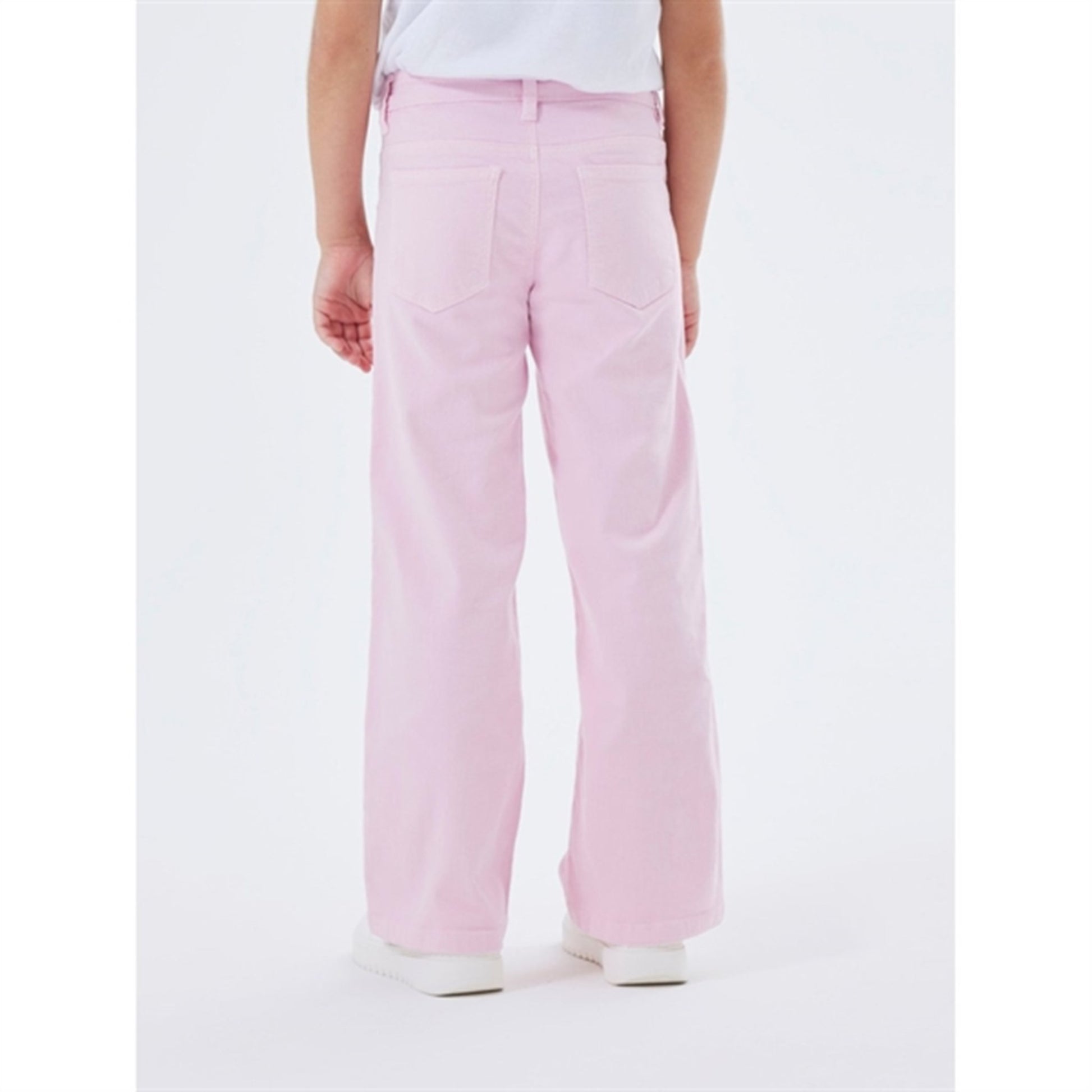 Name it Parfait Pink Rose Wide Twill Pants Noos