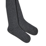 Name it Dark Grey Melange Rib Tights 2-pack Noos