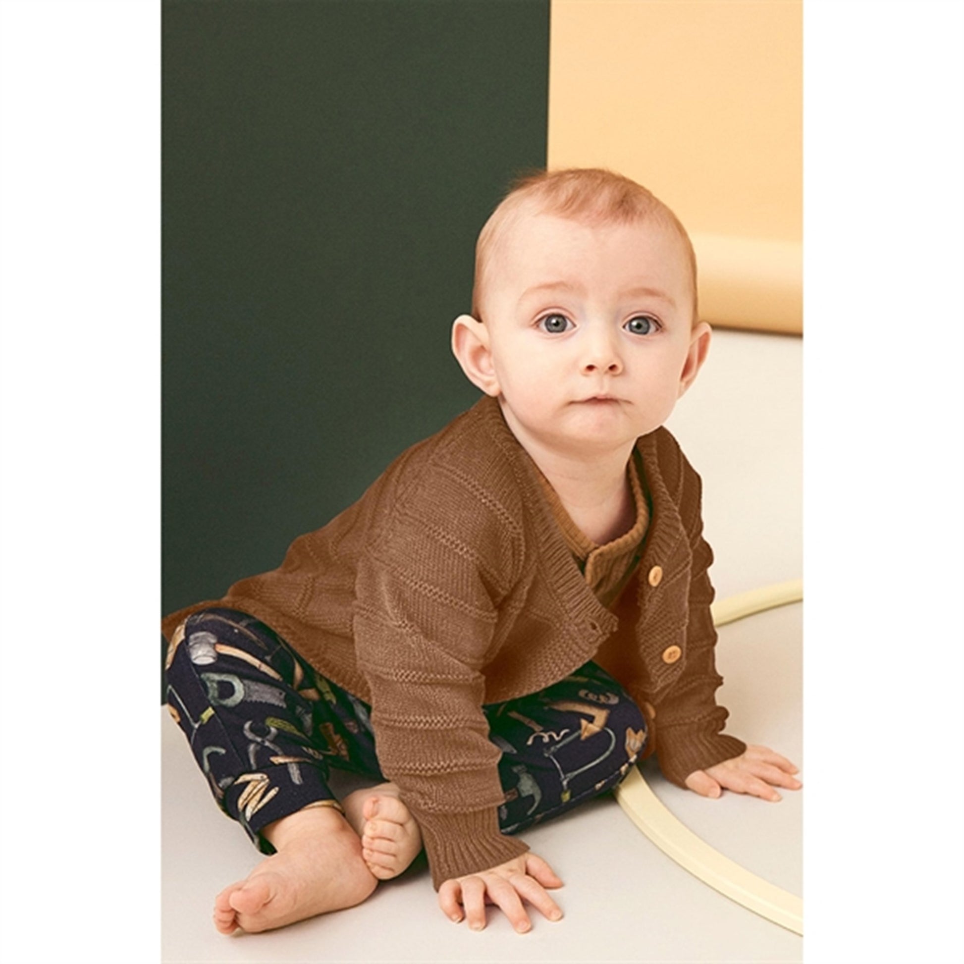 Name it Toasted Coconut Bolan Knit Cardigan