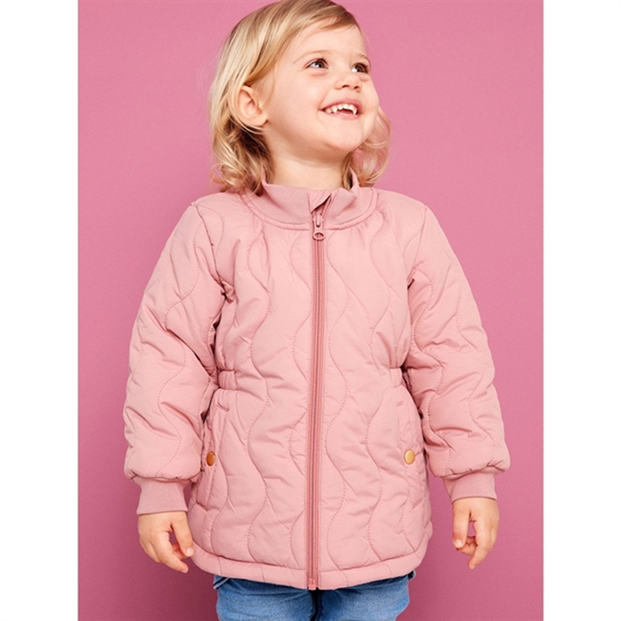 Name it Old Rose Mars Quilted Jacket 2