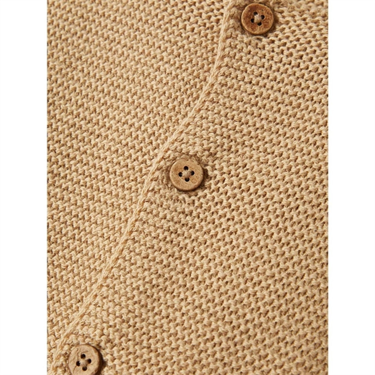 Lil' Atelier Curds & Whey Laguno Loose Knit Cardigan