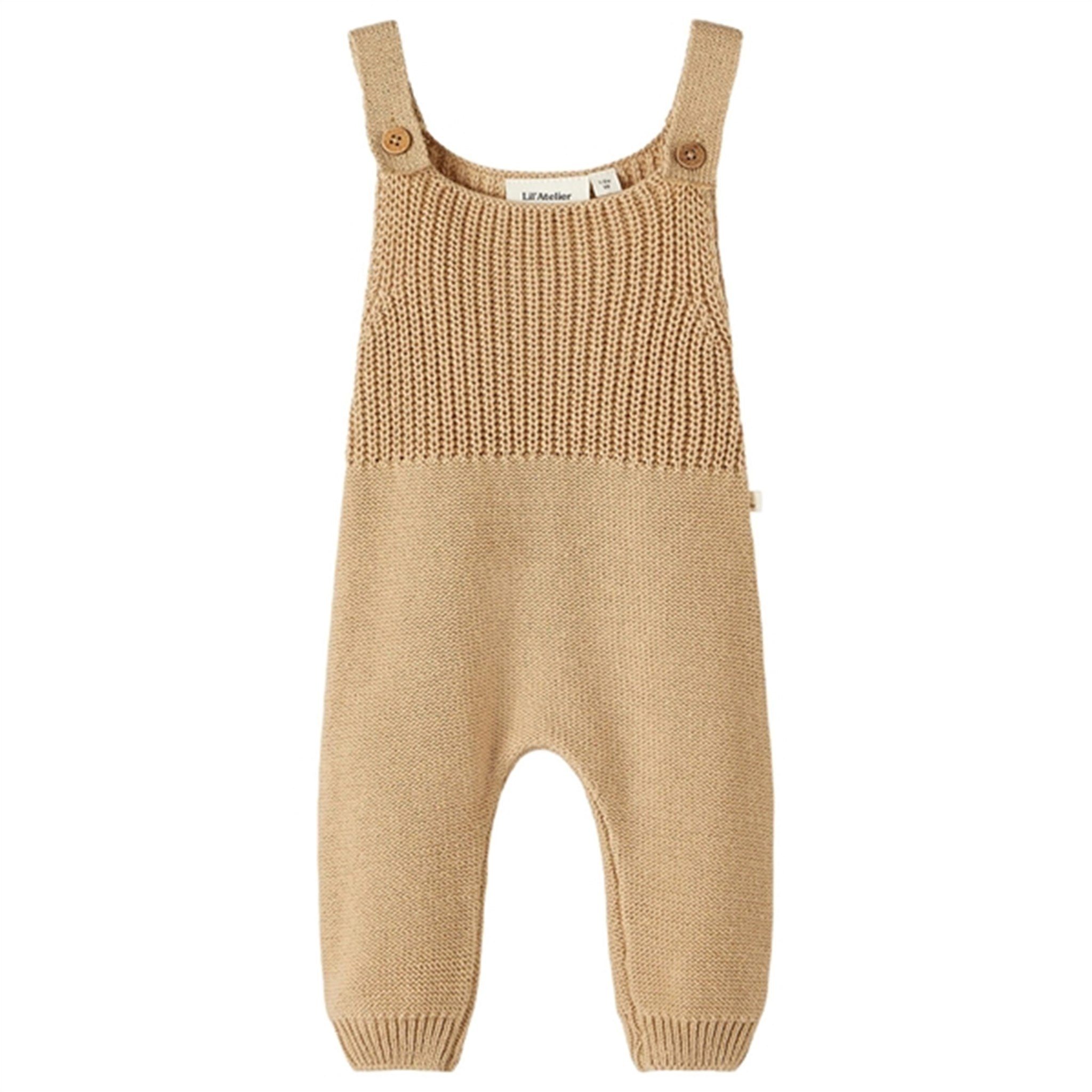 Lil' Atelier Curds & Whey Laguno Loose Knit Overall