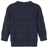 Name it Dark Sapphire Vesto Knit Zipper Cardigan