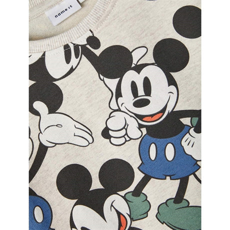 Name it Peyote Melange Daf Mickey Sweatshirt