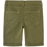 Name it Deep Lichen Green Silas Isak Twill Shorts