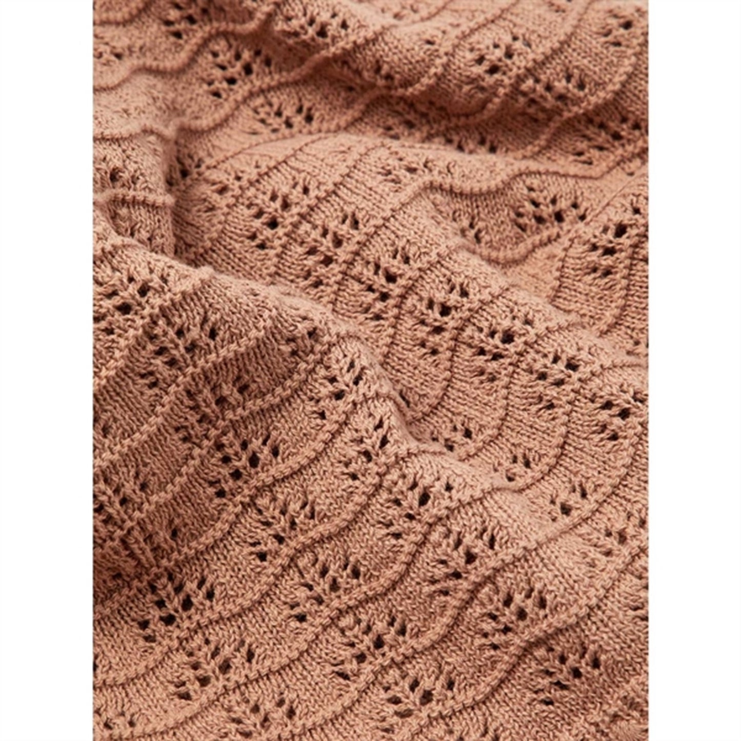 Lil'Atelier Mocha Mousse Dova Knit Blanket