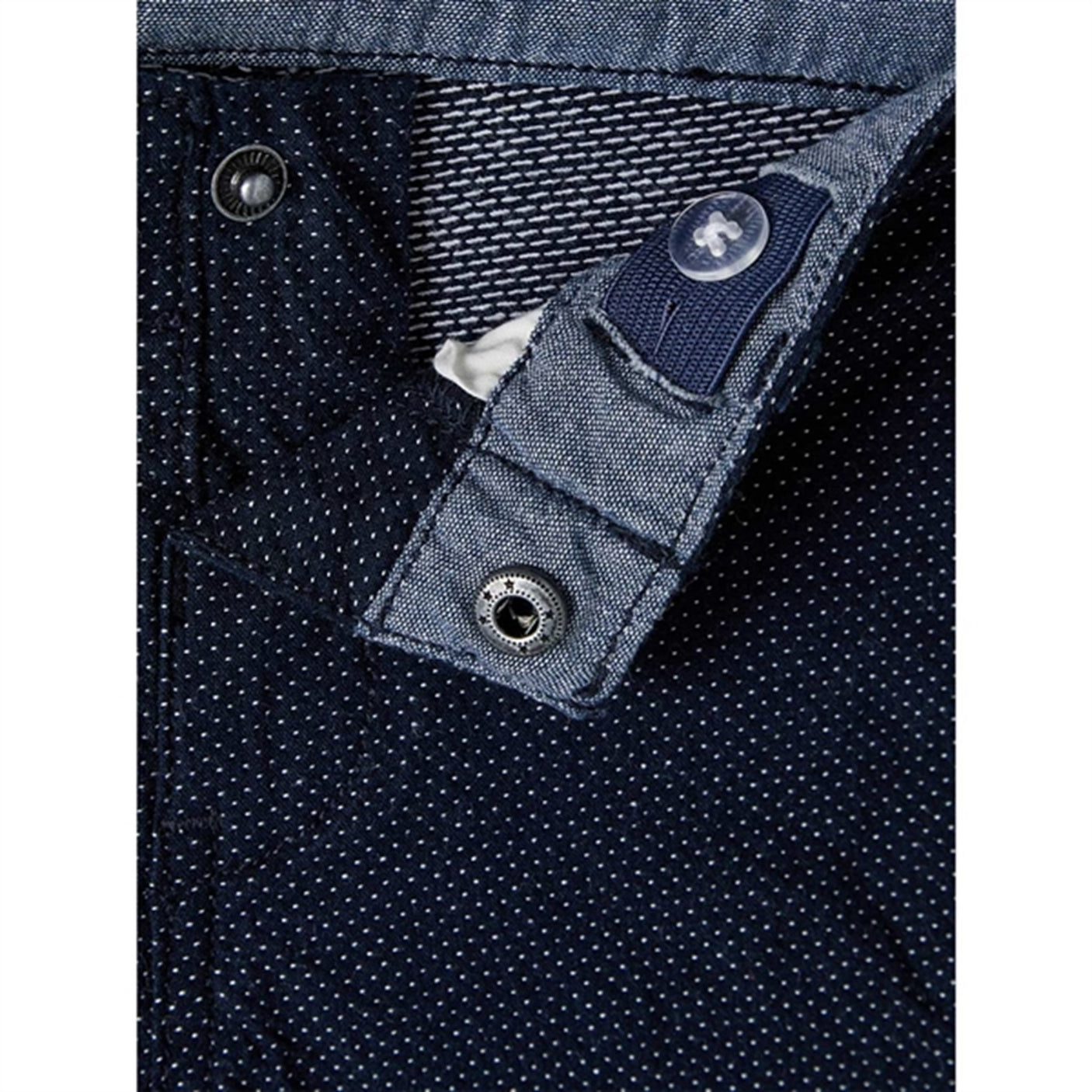 Name it Dark Sapphire Ryan Dots Twill Shorts