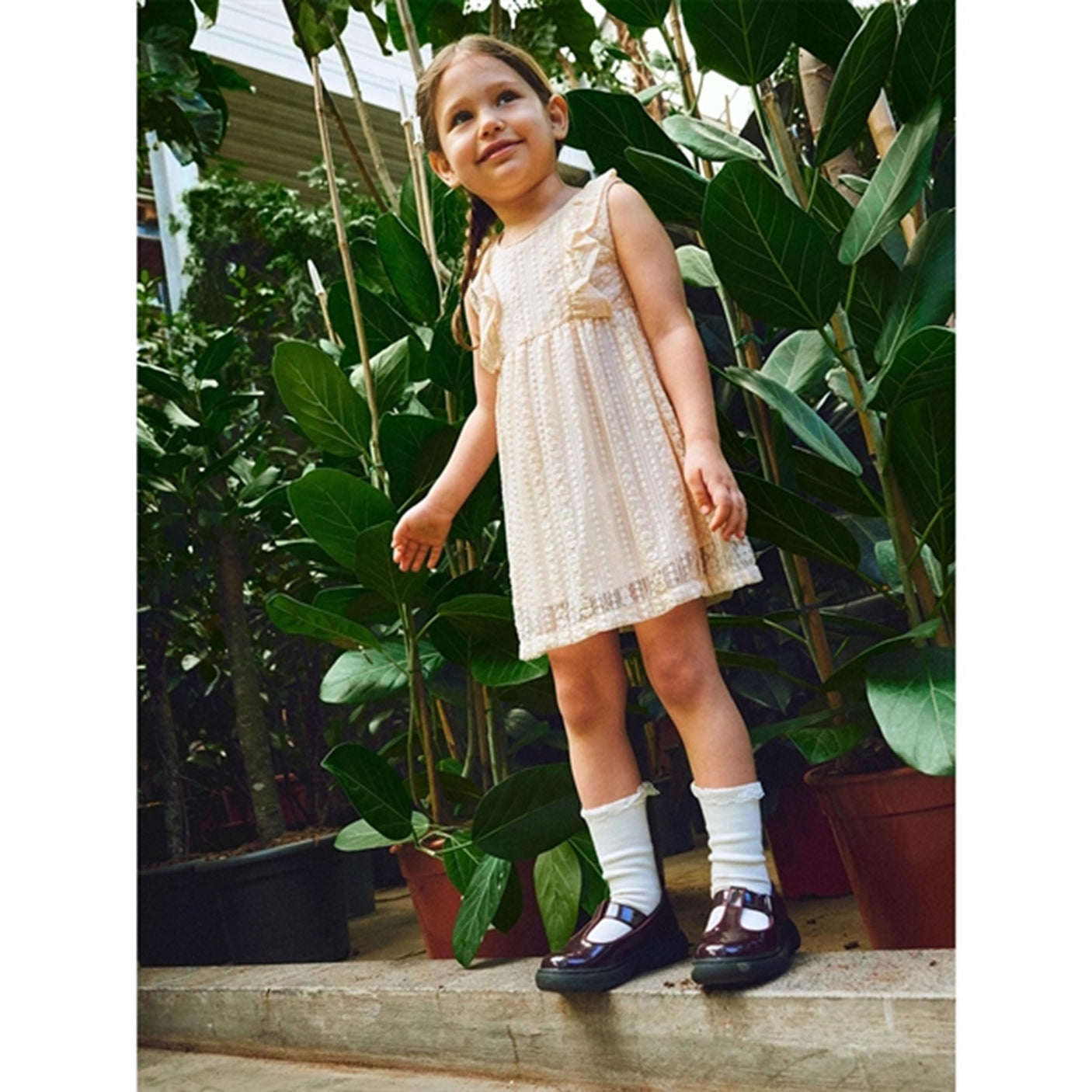 Name it Créme De Pêche Fimille Spencer Dress