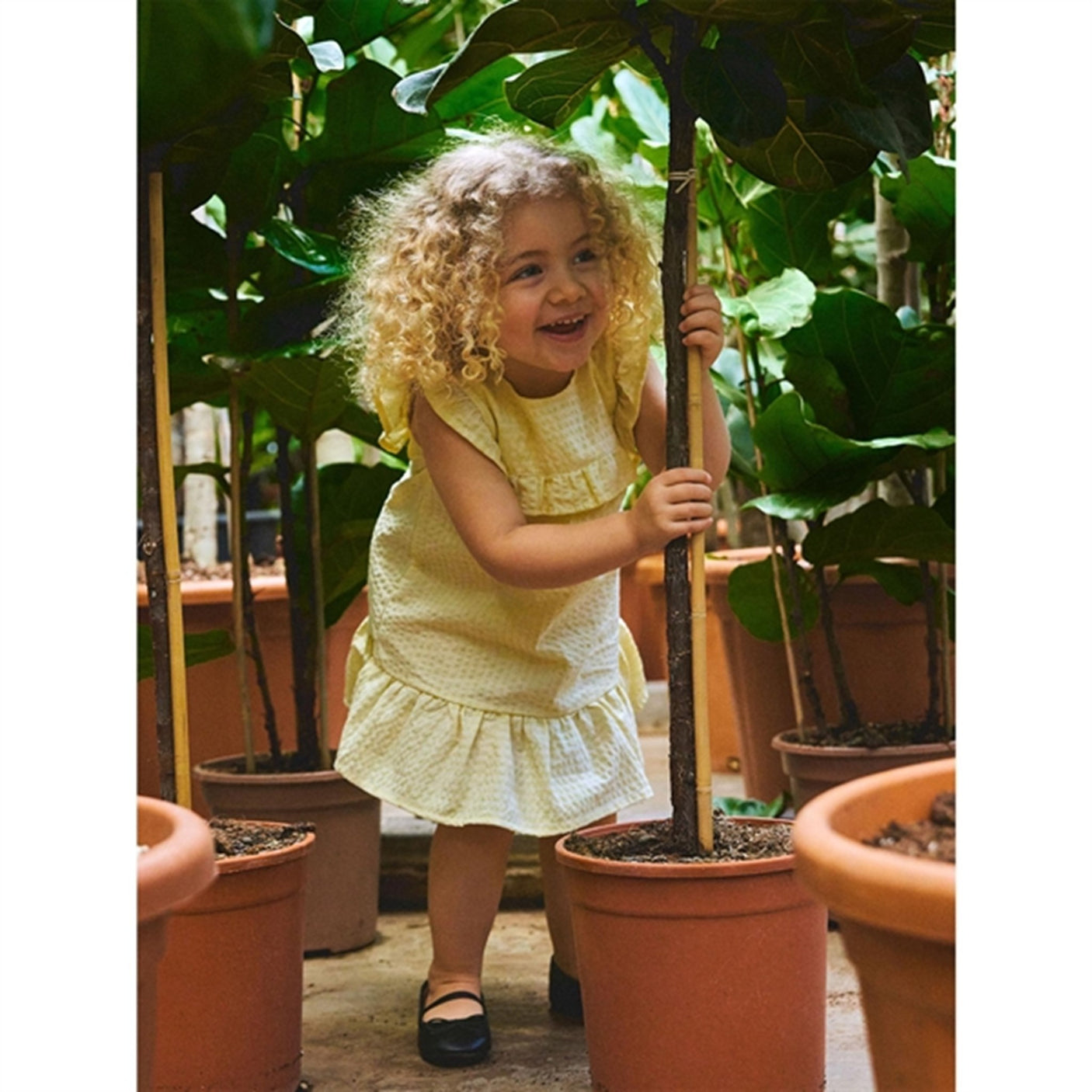 Name it Misted Yellow Ferille Dress