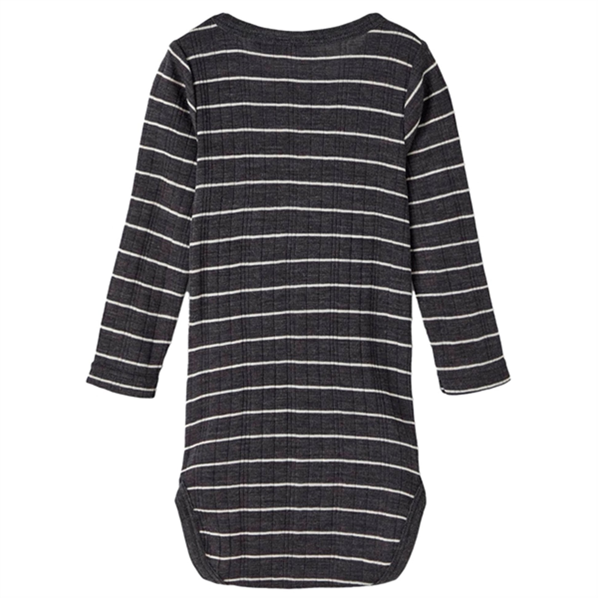 Name it Blue Graphite Stripes Wang Wool Needle Body Noos