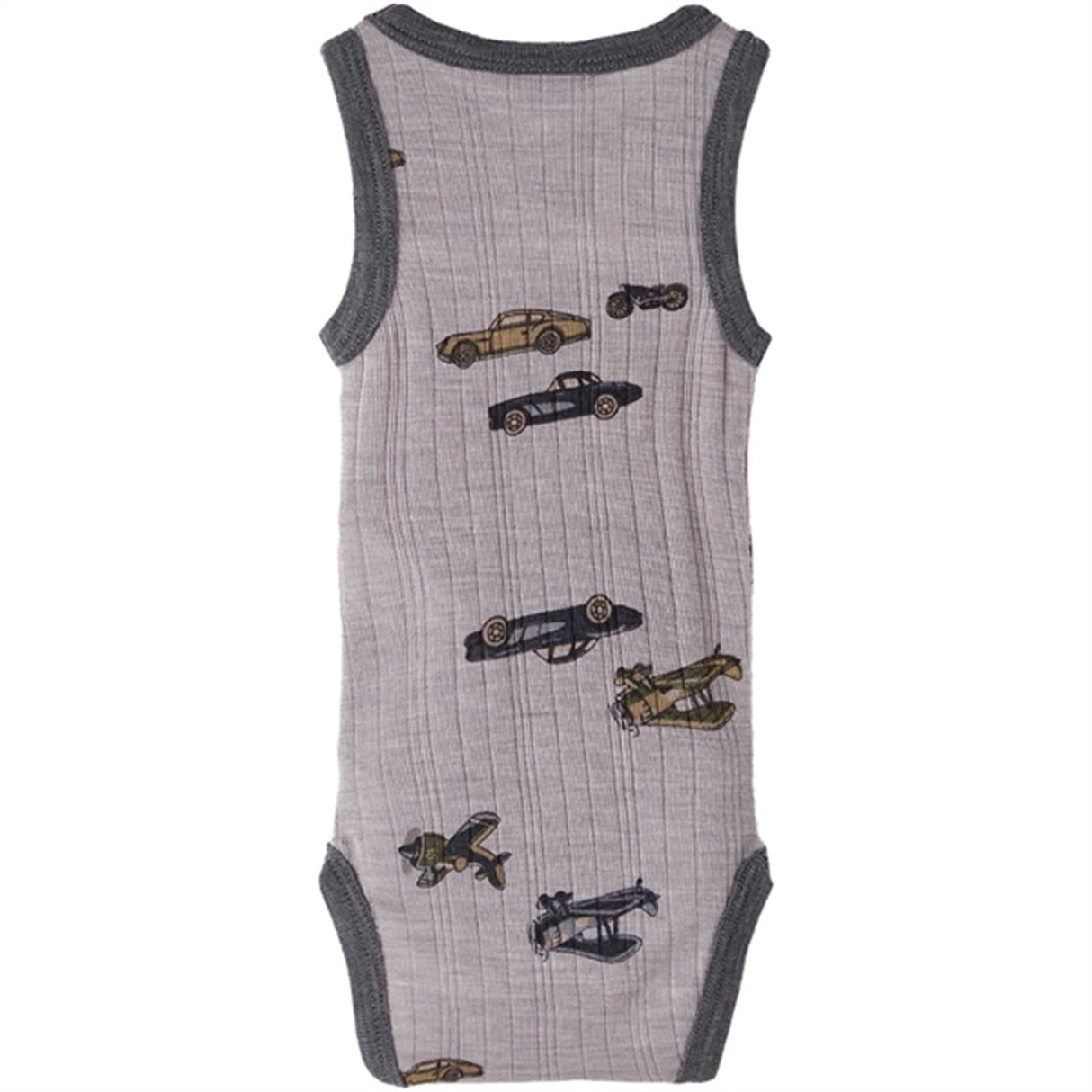 Name it Silver Filigree Wang Wool Needle Tank Body AOP