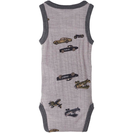 Name it Silver Filigree Wang Wool Needle Tank Body AOP