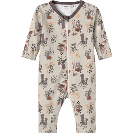 Name it Moonbeam Willit Wool Onesie AOP