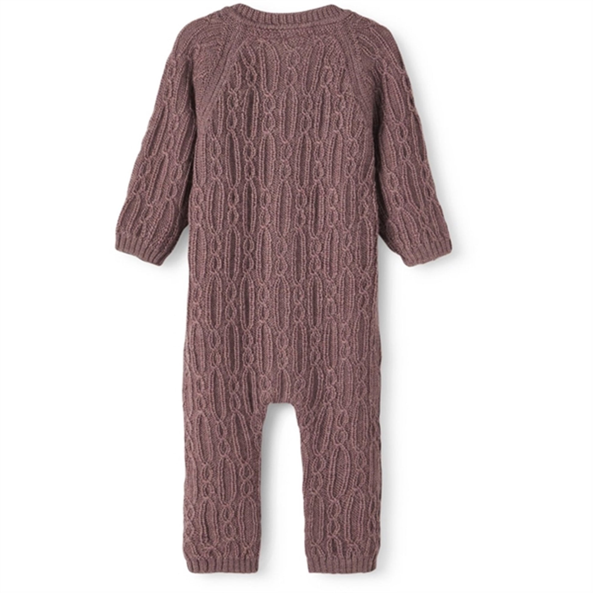 Name it Peppercorn Wrilla Wool Knit Onesie