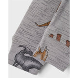 Name it Silver Filigree Aop Willow Wool Pants AOP