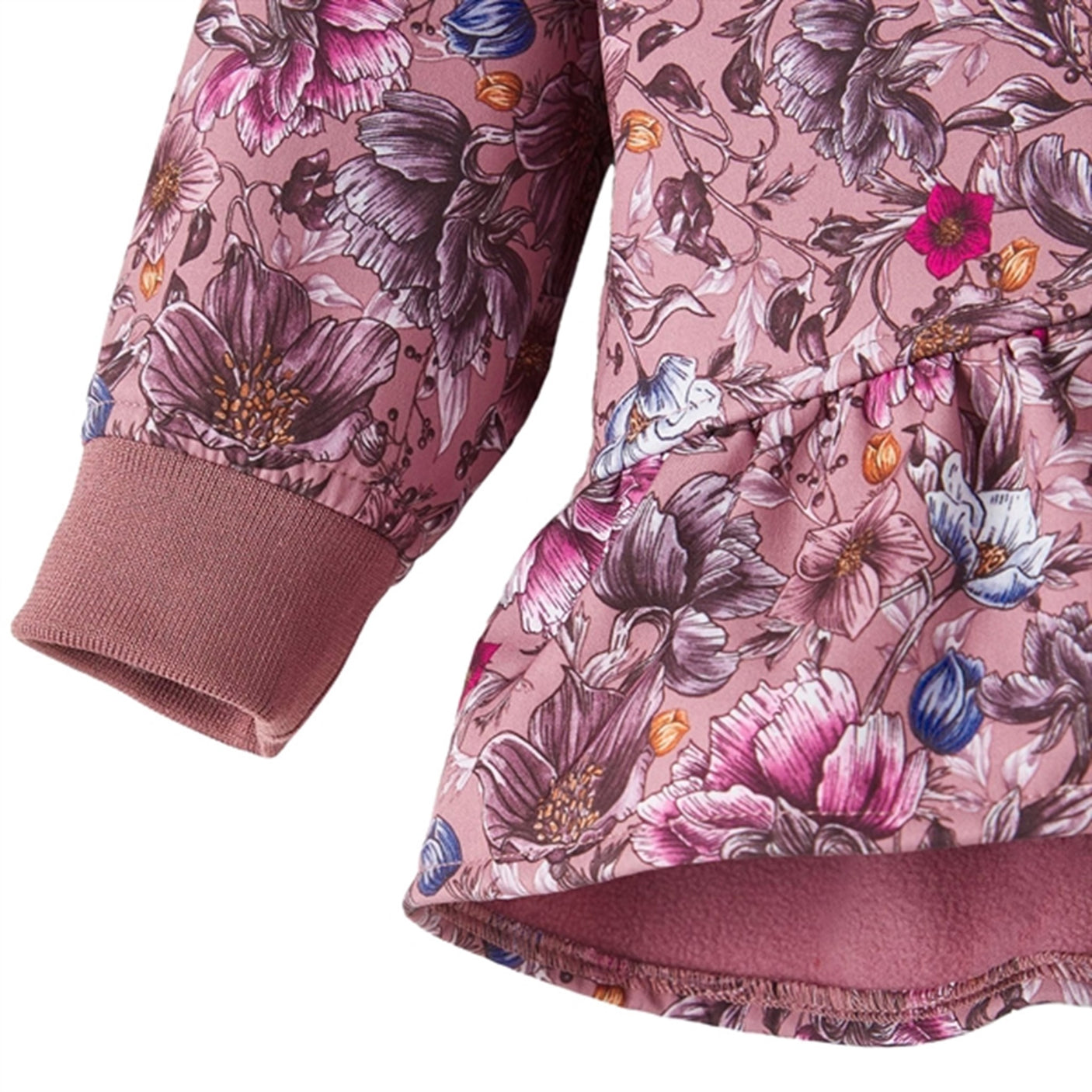 Name it Wistful Mauve Alfa Jacket Flounce Wallpaper