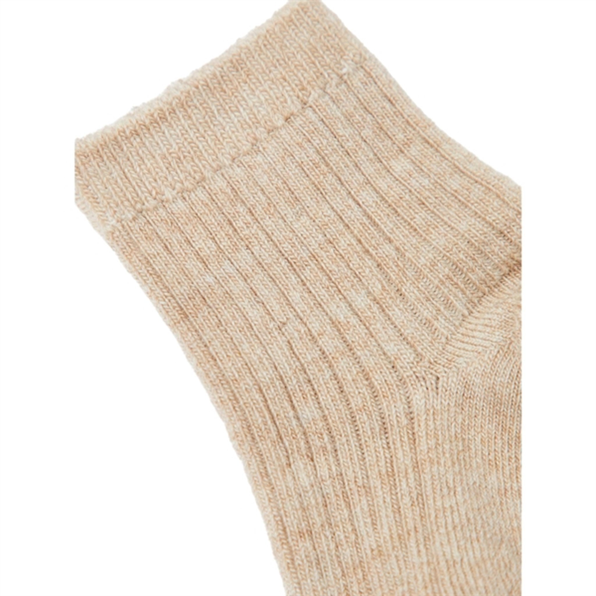 Lil' Atelier Warm Sand Rakel Wool Socks 2