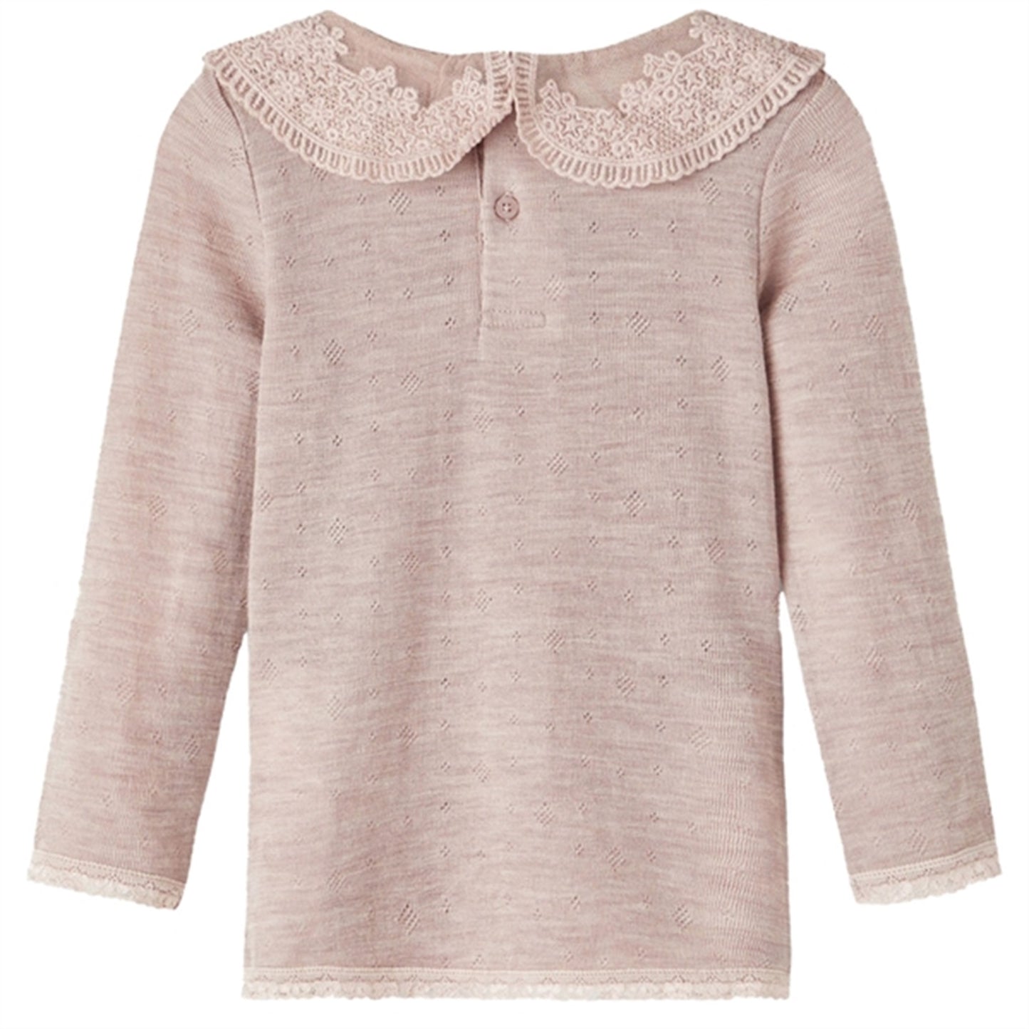 Name it Sphinx Wang Wool Blouse With Collar