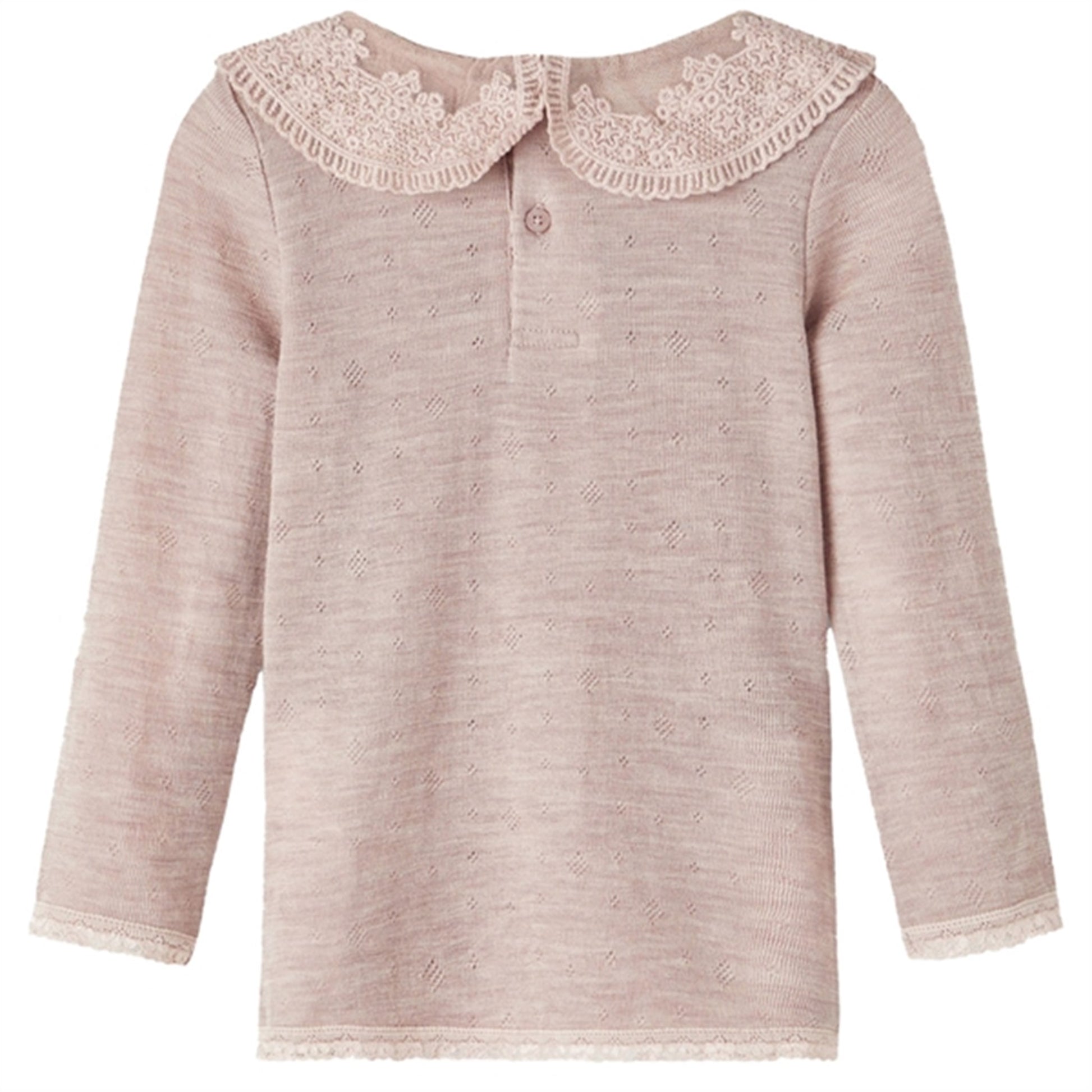 Name it Sphinx Wang Wool Blouse With Collar