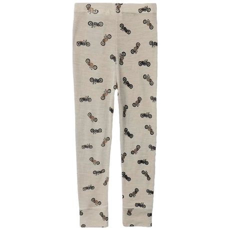 Name it London Fog Wang Wool Rib Leggings AOP