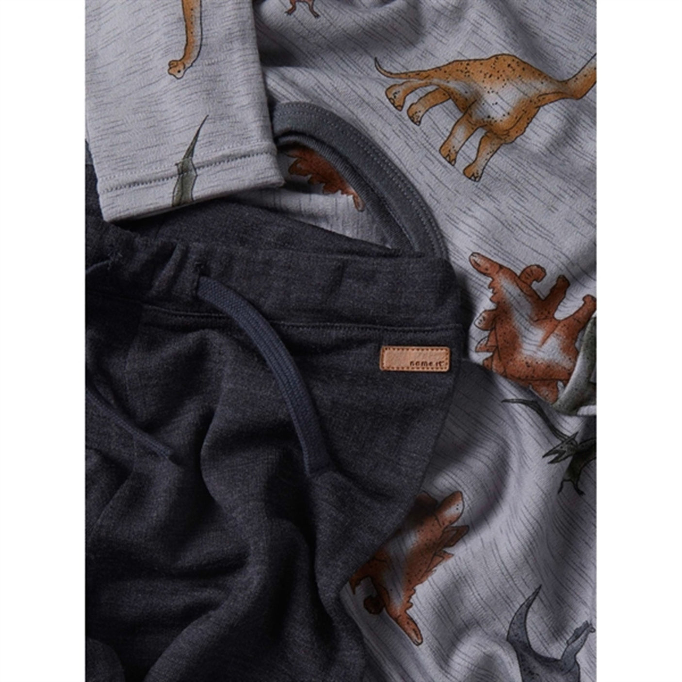 Name it Silver Filigree Aop Willow Wool Body AOP