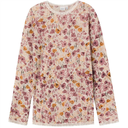 Name it Moonbeam Wang Wool Needle Blouse AOP