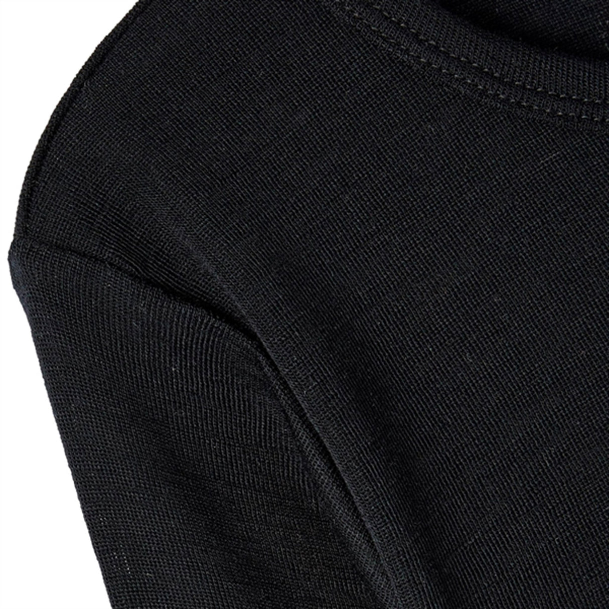 Name it Black Wang Wool Rib Blouse