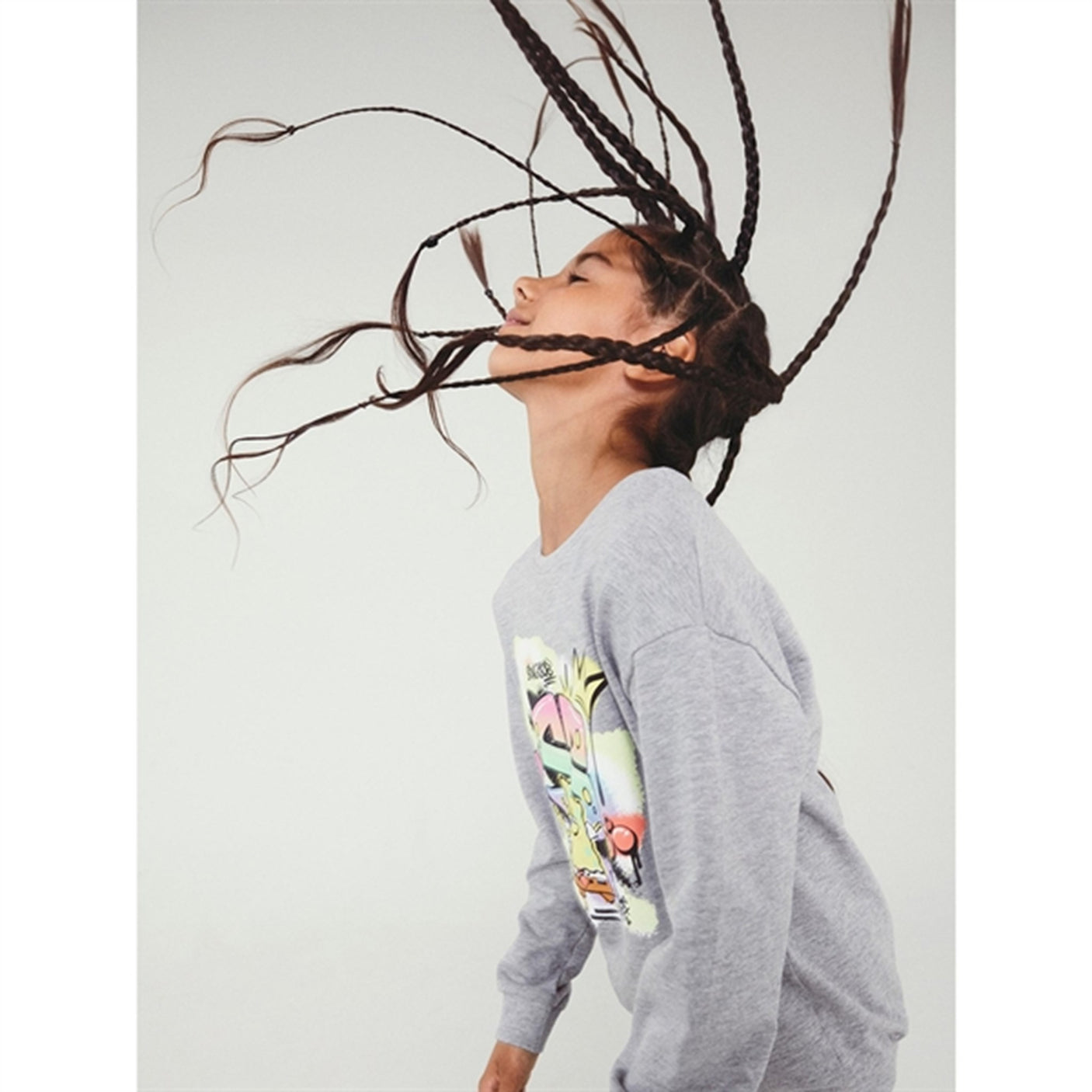 Name it Grey Melange Fyr Spongebob Sweatshirt