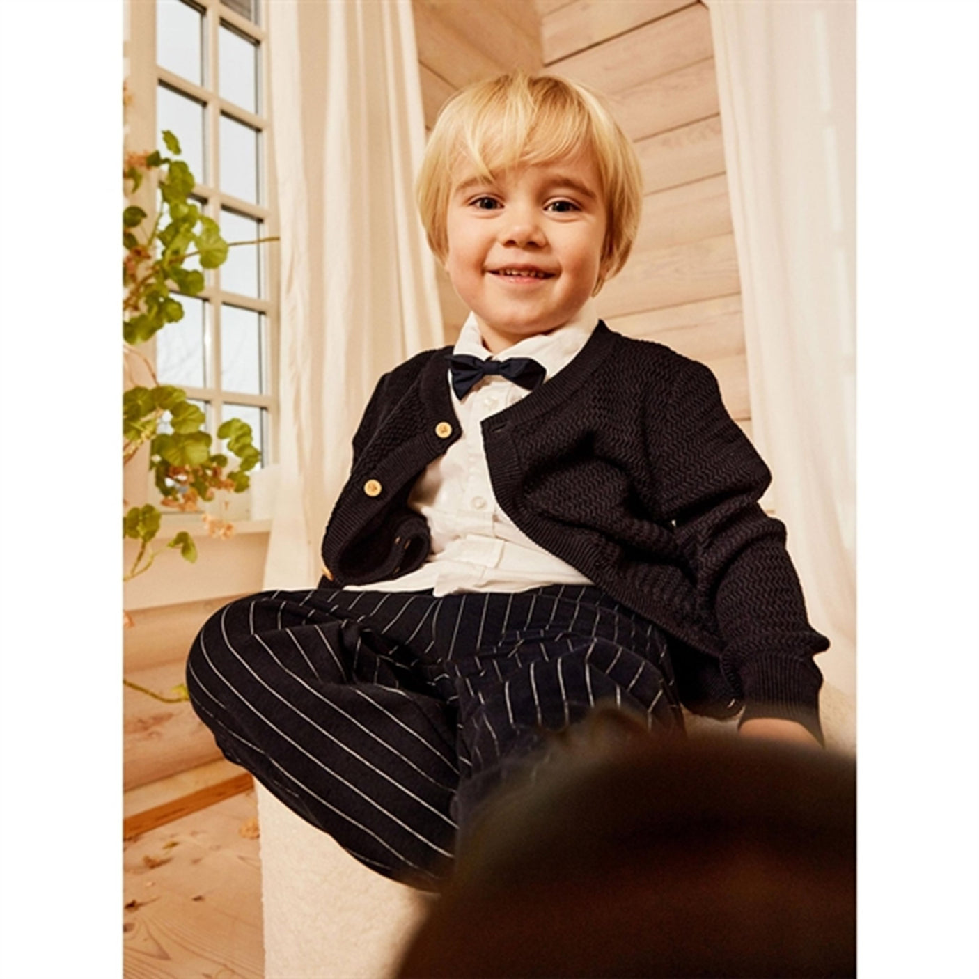 Name it Dark Sapphire Franklin Stripe Sweat Pants