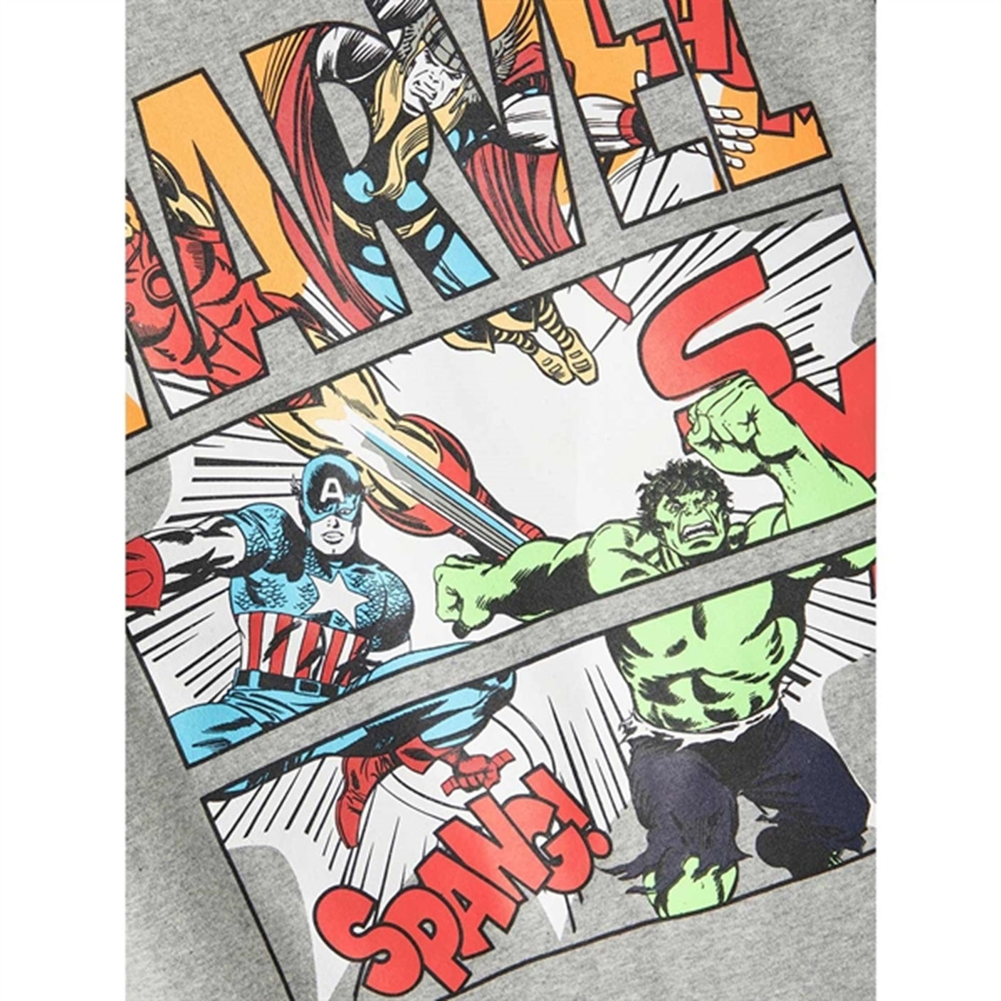 Name it Grey Melange Foss Marvel Sweatshirt