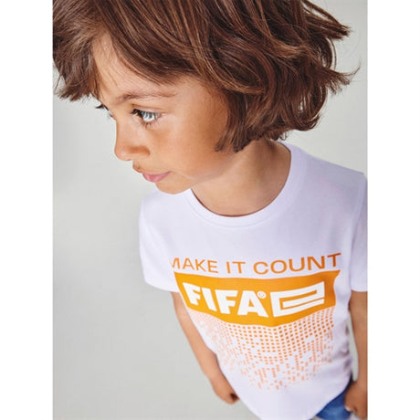 Name it Bright White Fadil Fifae T-Shirt