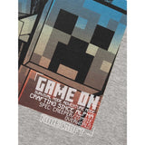 Name it Grey Melange Major Minecraft T-Shirt