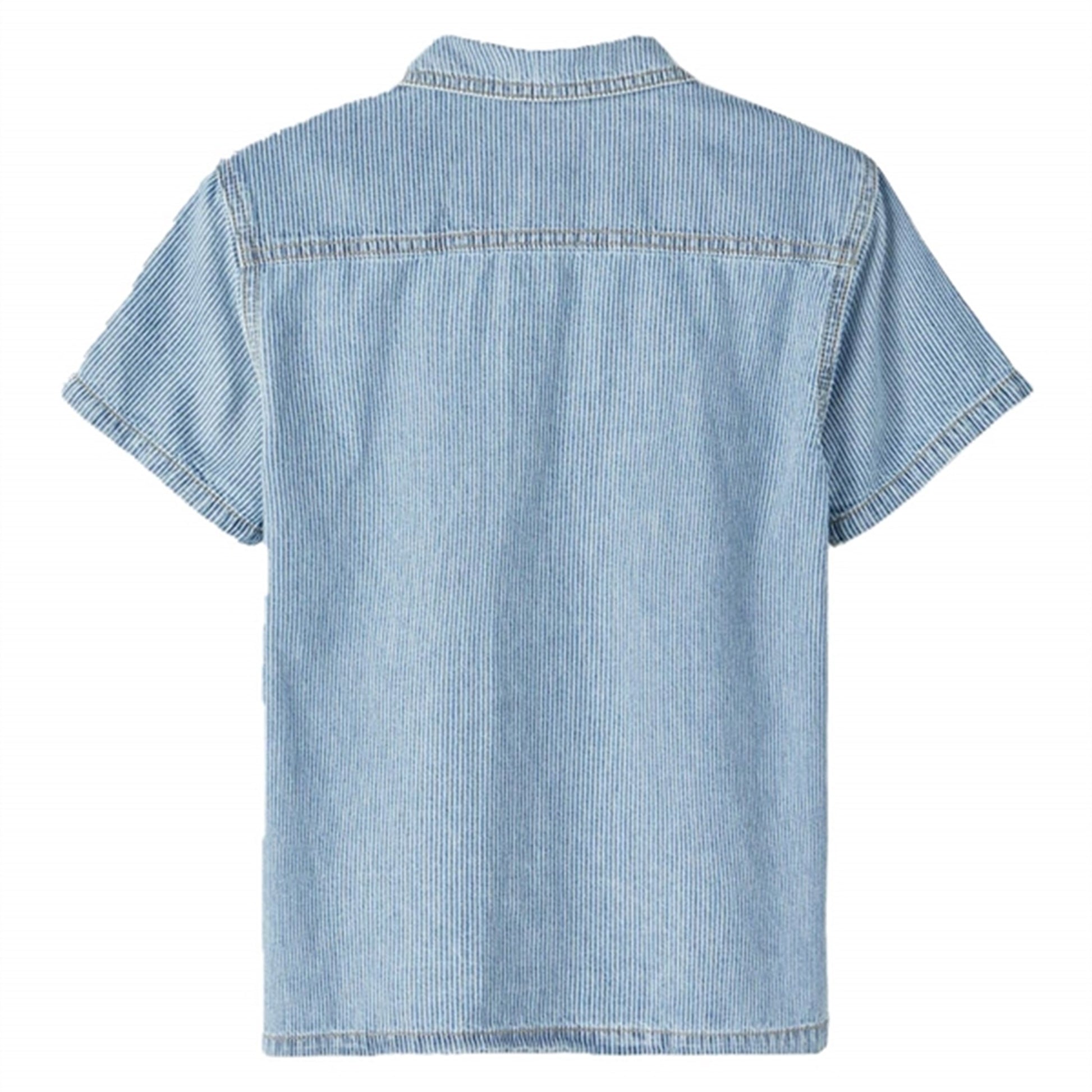 Name it Light Blue Denim Stripe Denim Shirt