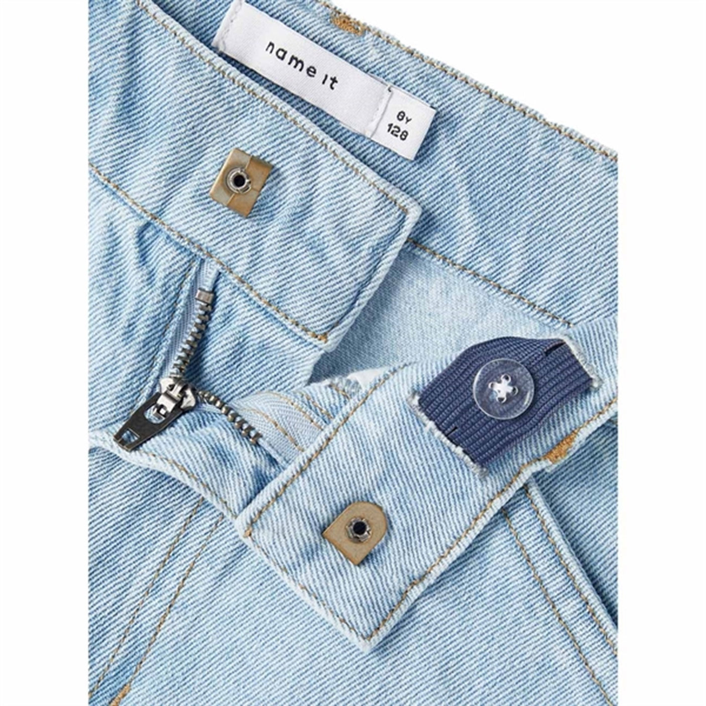 Name it Light Blue Denim Ben Straight Denim Shorts