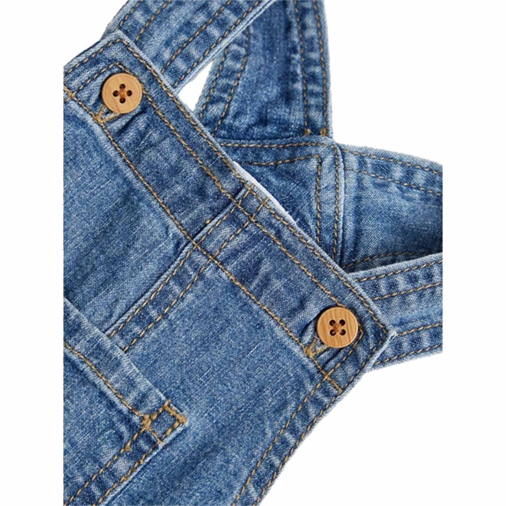 Name it Dark Blue Denim Lou Denim Shorts Overall