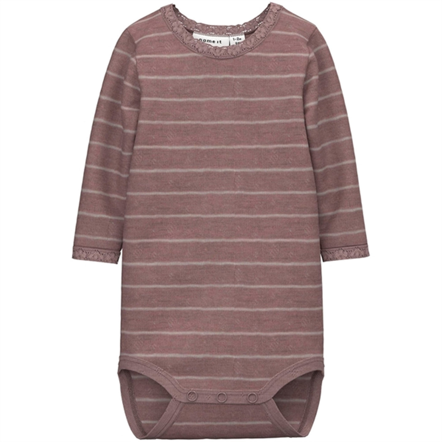 Name it Peppercorn Stripes Wang Wool Body Noos