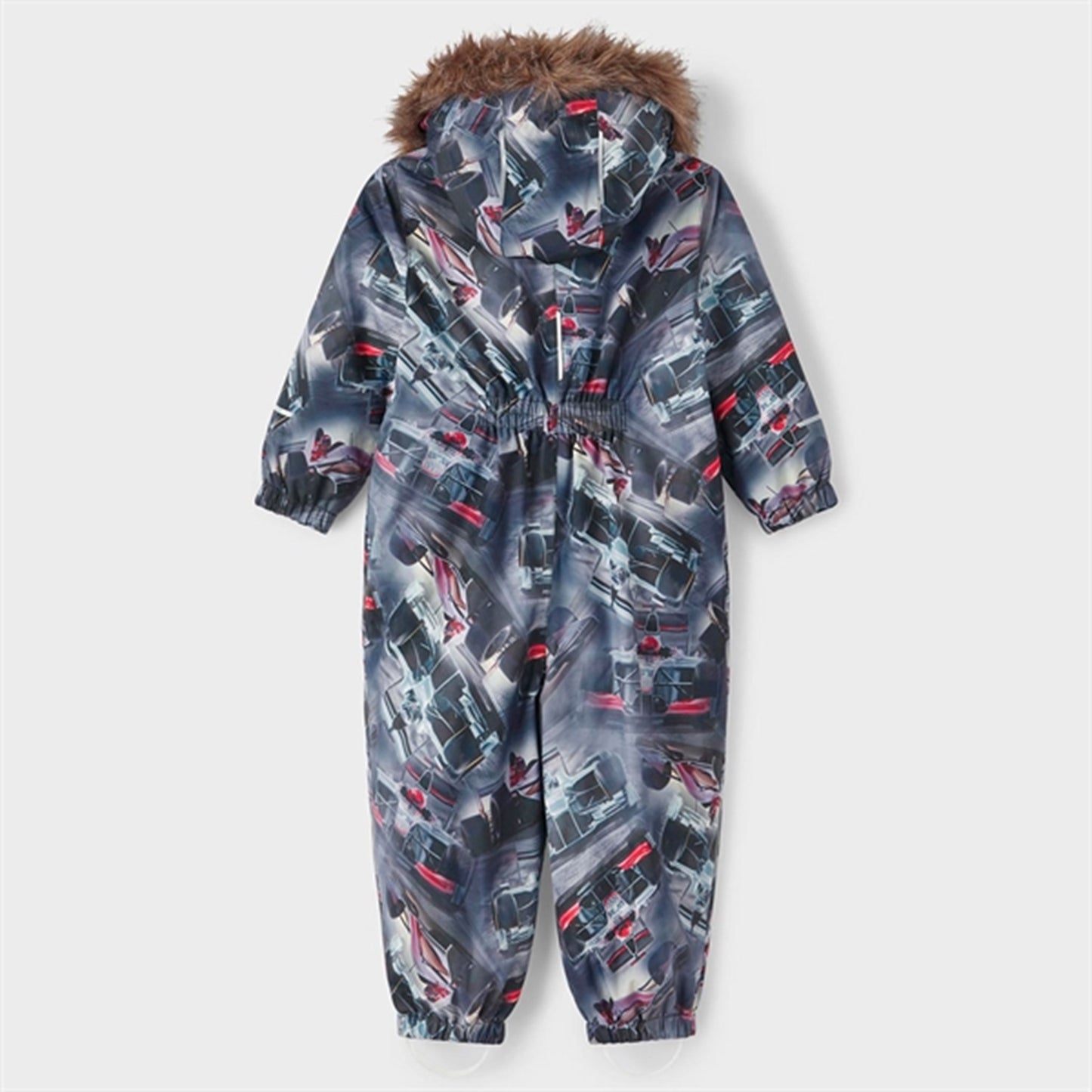 Name it Dark Sapphire Snow Snowsuit Race Car