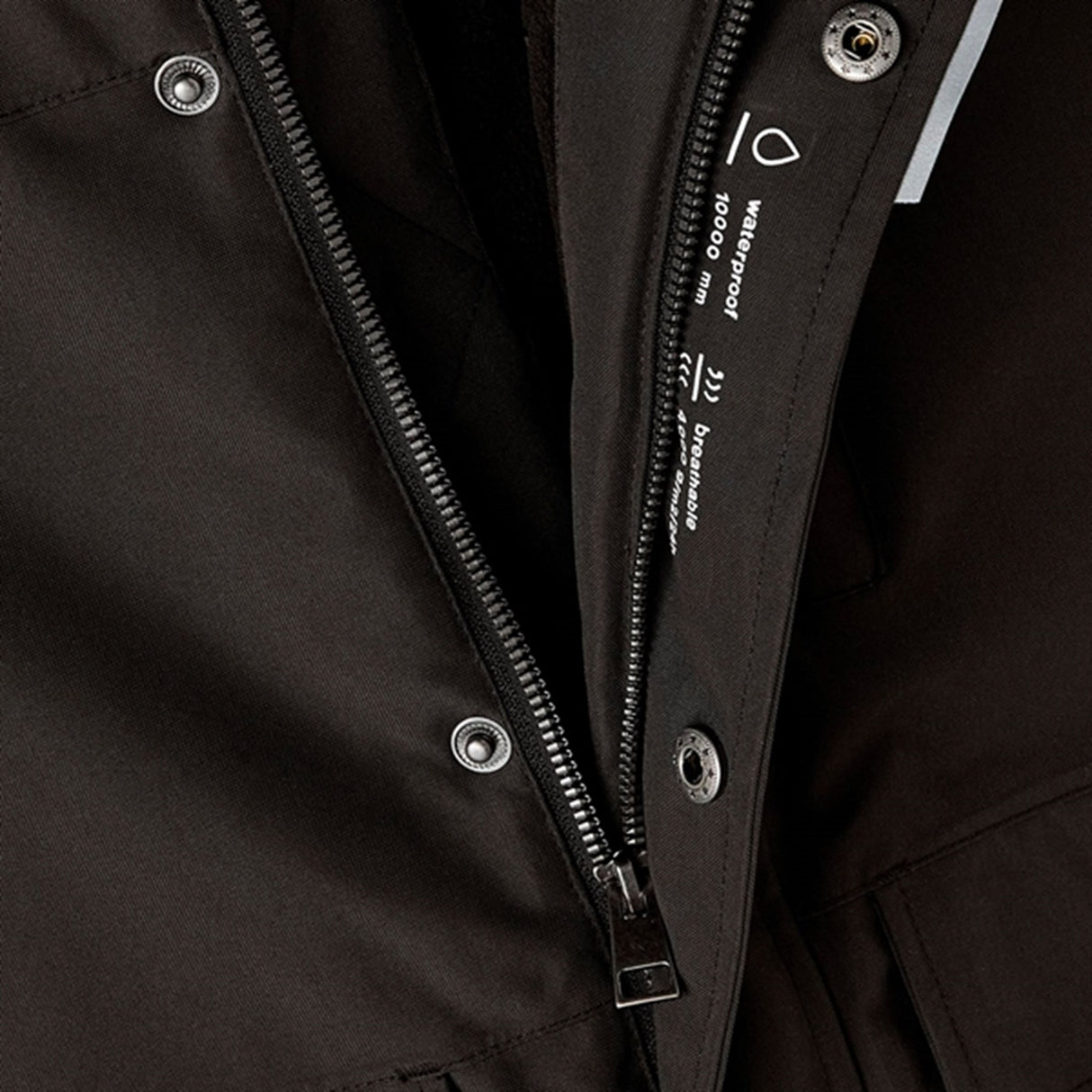 Name it Black Snow Jacket Solid