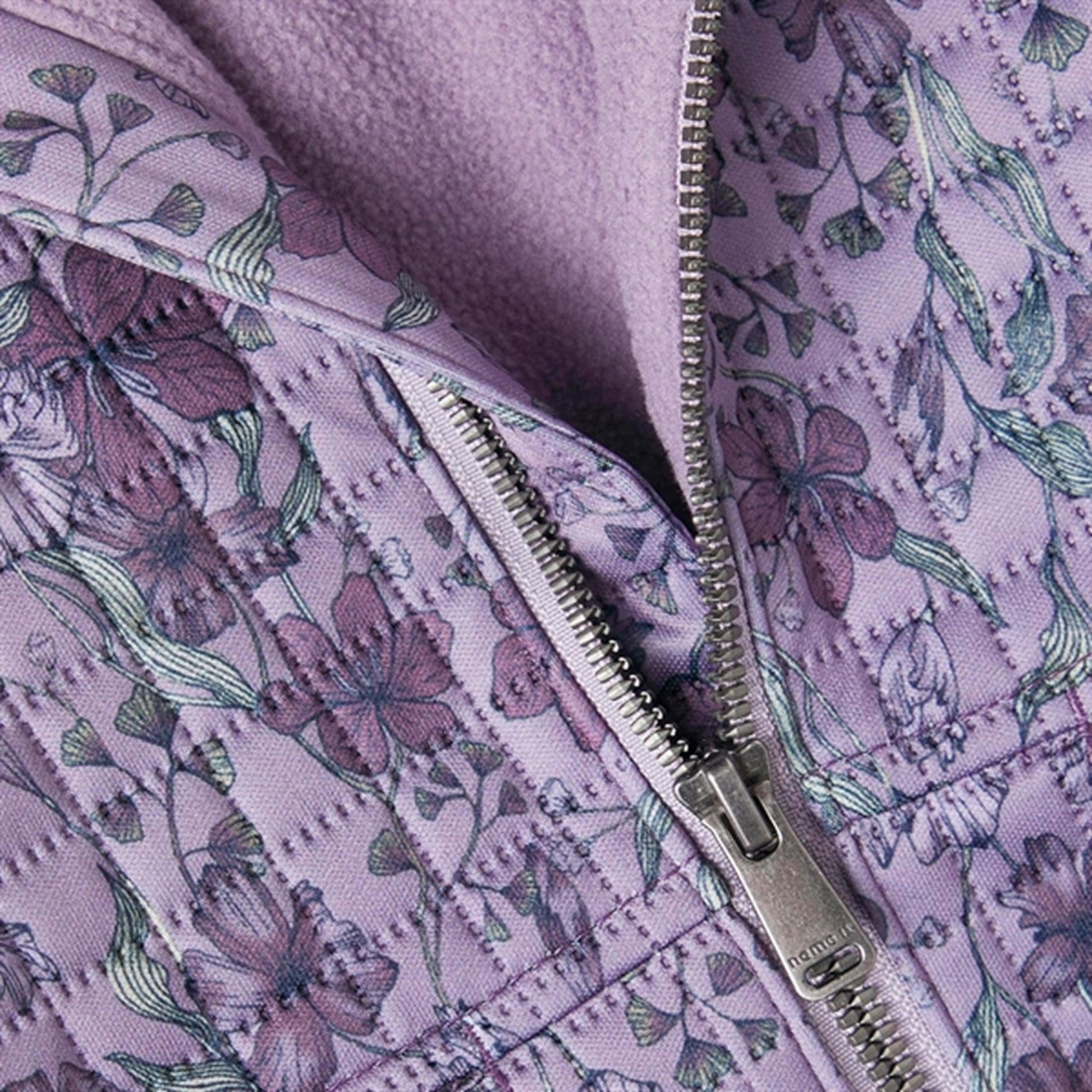 Name it Lavender Gray Moon Quilted Set Flower World