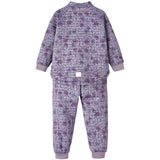 Name it Lavender Gray Moon Quilted Set Flower World