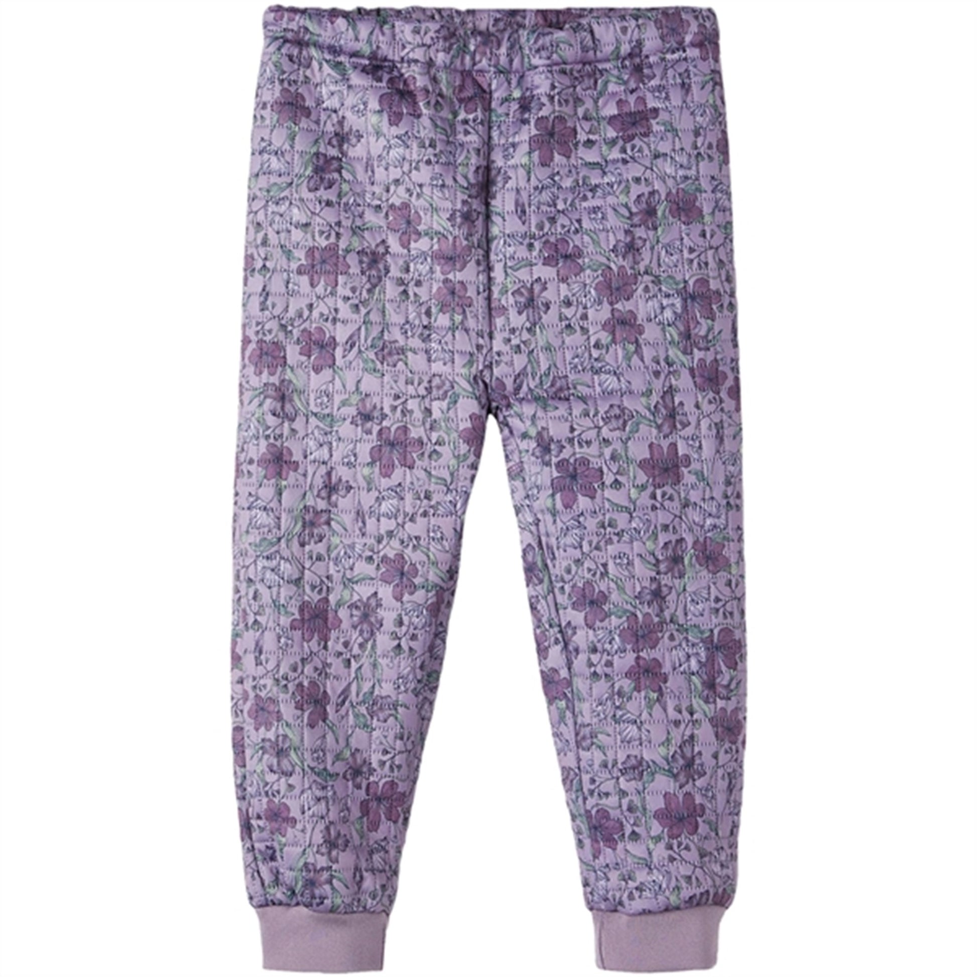 Name it Lavender Gray Moon Quilted Set Flower World