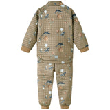 Name it Weathered Teak Moon Quilted Set Air Ballon