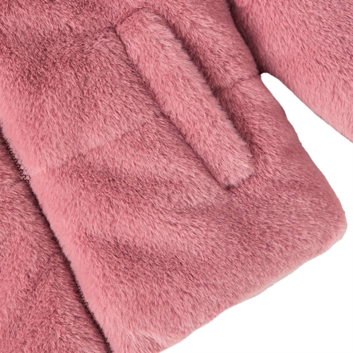 Name it Wistful Mauve Mosa Fake Fur Jacket